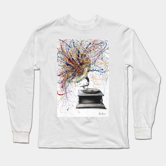 Gramophone Long Sleeve T-Shirt by AshvinHarrison